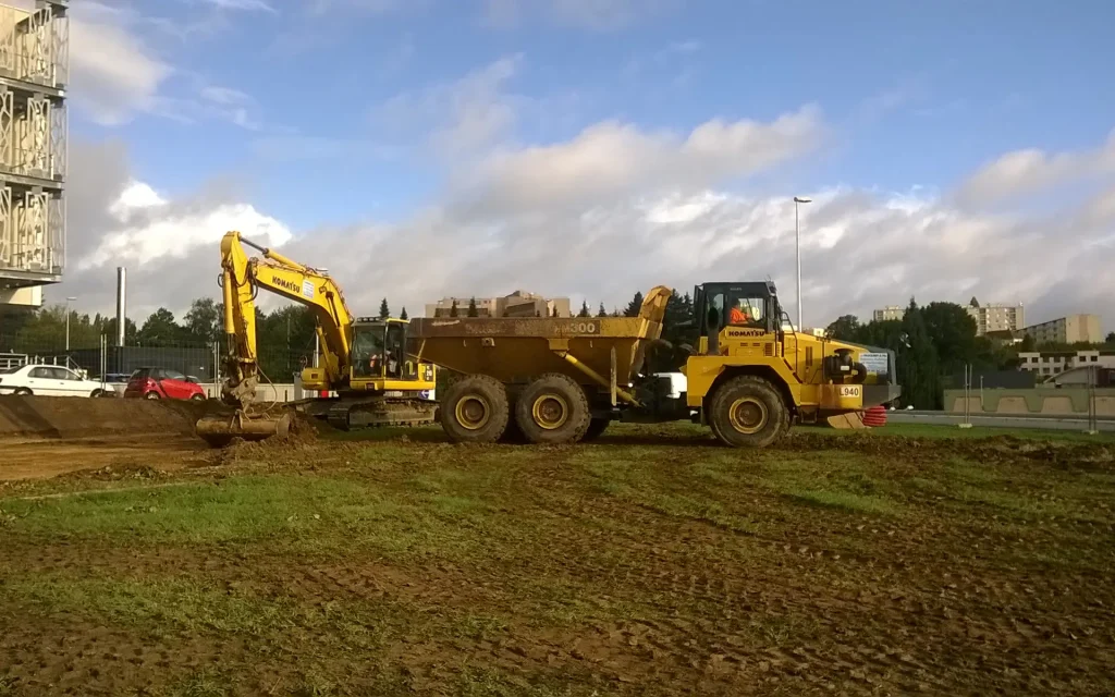 Équipe Pasquier & Fils sur un chantier