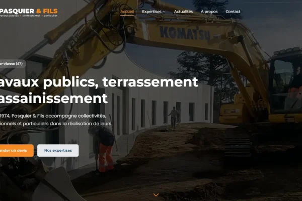 site Pasquier & Fils